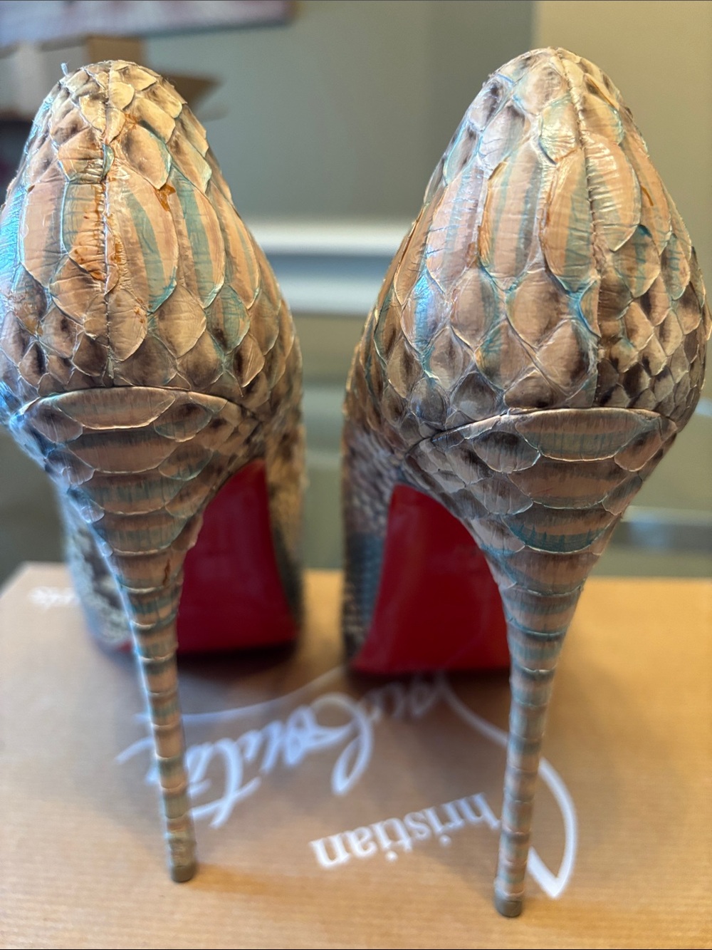 Christian Louboutin Python Pumps - Picture 8 of 8